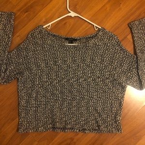 Slightly cropped sweater